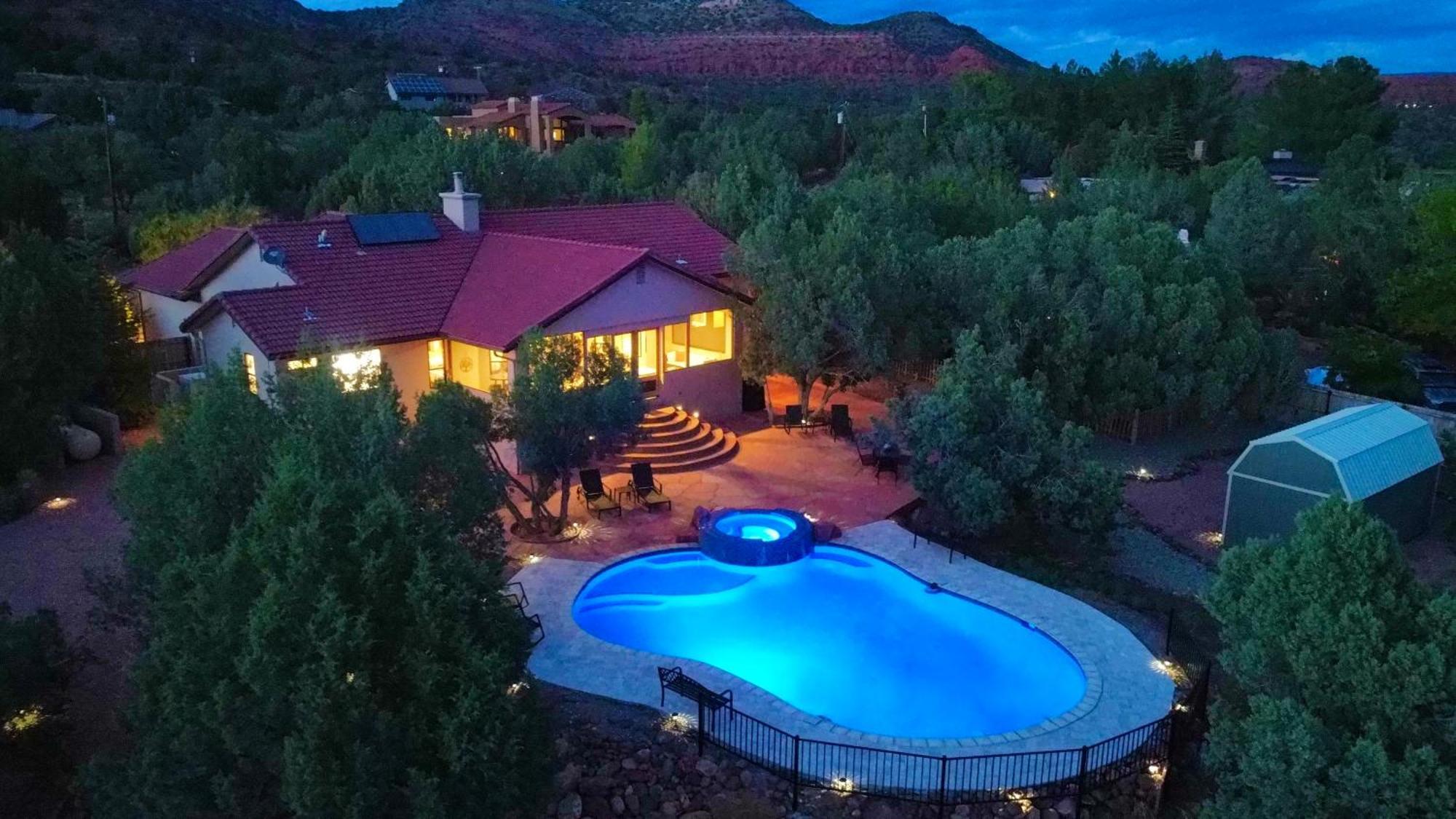 Sedona'S Paradise Found, Saltwater Pool And Hot Tub, Plus Canam Ride! Villa Exterior photo